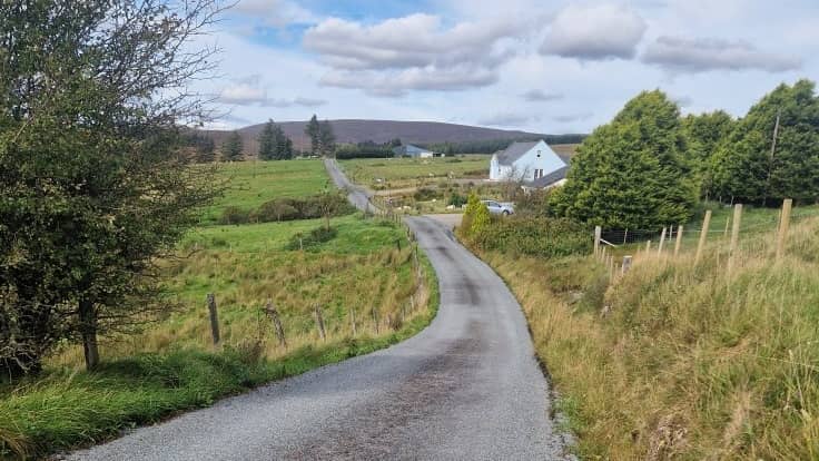 The Meenatinny road has been newly resurfaced. Photo: Cllr. Donal 'Mandy' Kelly Facebook
