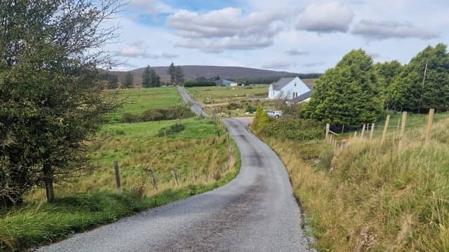 The Meenatinny road has been newly resurfaced. Photo: Cllr. Donal 'Mandy' Kelly Facebook