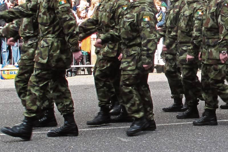 File photo of members of the Defence Forces