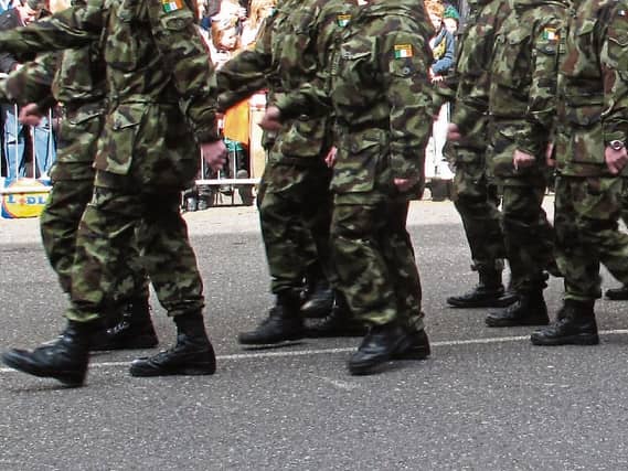 File photo of members of the Defence Forces