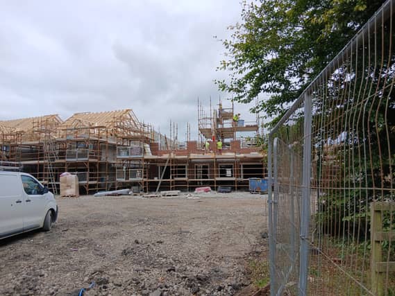 A residential development under construction in Naas
