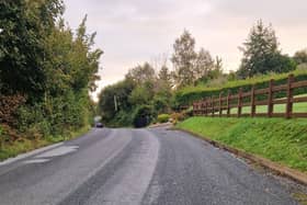 The Newmills to Bomany road has been resurfaced. Photos: Cllr. Donal 'Mandy' Kelly Facebook