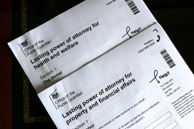 You can appoint the same person to act as attorney for both your health and welfare and your property and financial affairs, or you can appoint different people for each, according to the government website.