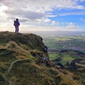 The view from Binevenagh Mountain.