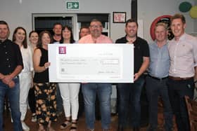 The organising committee of Brereton's Tractor Run presented the proceeds recently. €15,500 was presented to Coolderry Central School.