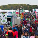 Crowds attending the National Ploughing in Tullamore in 2018