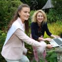 Katelyn Cummins, 2025 International Rose of Tralee and Kitty Scully - Organic gardener. Photos: Michael Scully