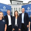 Pictured at the launch of the enterprise partnership between the Waterside Credit Union and the North West Business Complex at Skeoge.