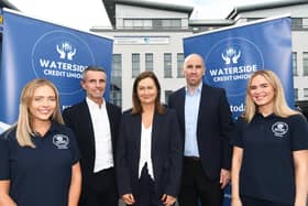 Pictured at the launch of the enterprise partnership between the Waterside Credit Union and the North West Business Complex at Skeoge.