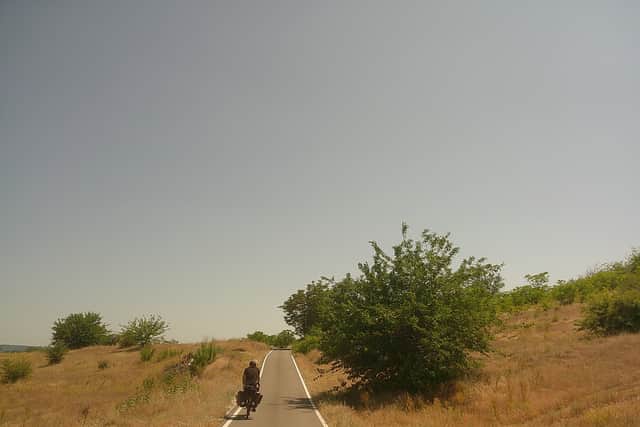 While they were cycling through Bulgaria, Will and Kris had set up camp near a restaurant. All seemed to be going well, until they found themselves surrounded.