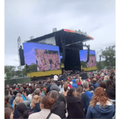 A still from the video shared by Louise Cantillon on Instagram of the highly-anticipated performance