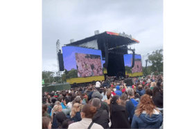 A still from the video shared by Louise Cantillon on Instagram of the highly-anticipated performance