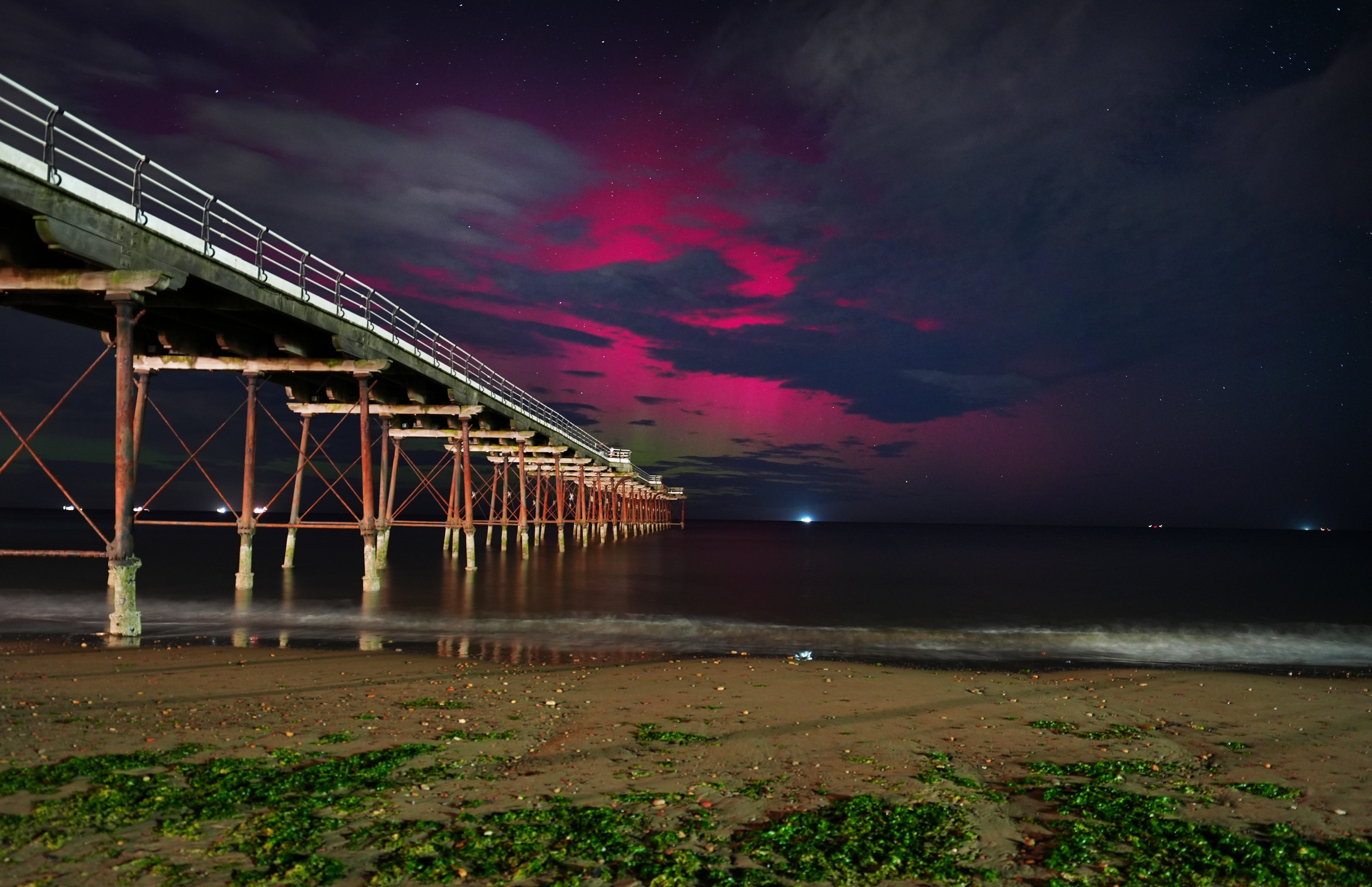 Northern Lights visible across UK with more displays possible on Tuesday