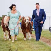 Anna Marie McHugh, National Ploughing and Agriculture Minister Martin Heydon