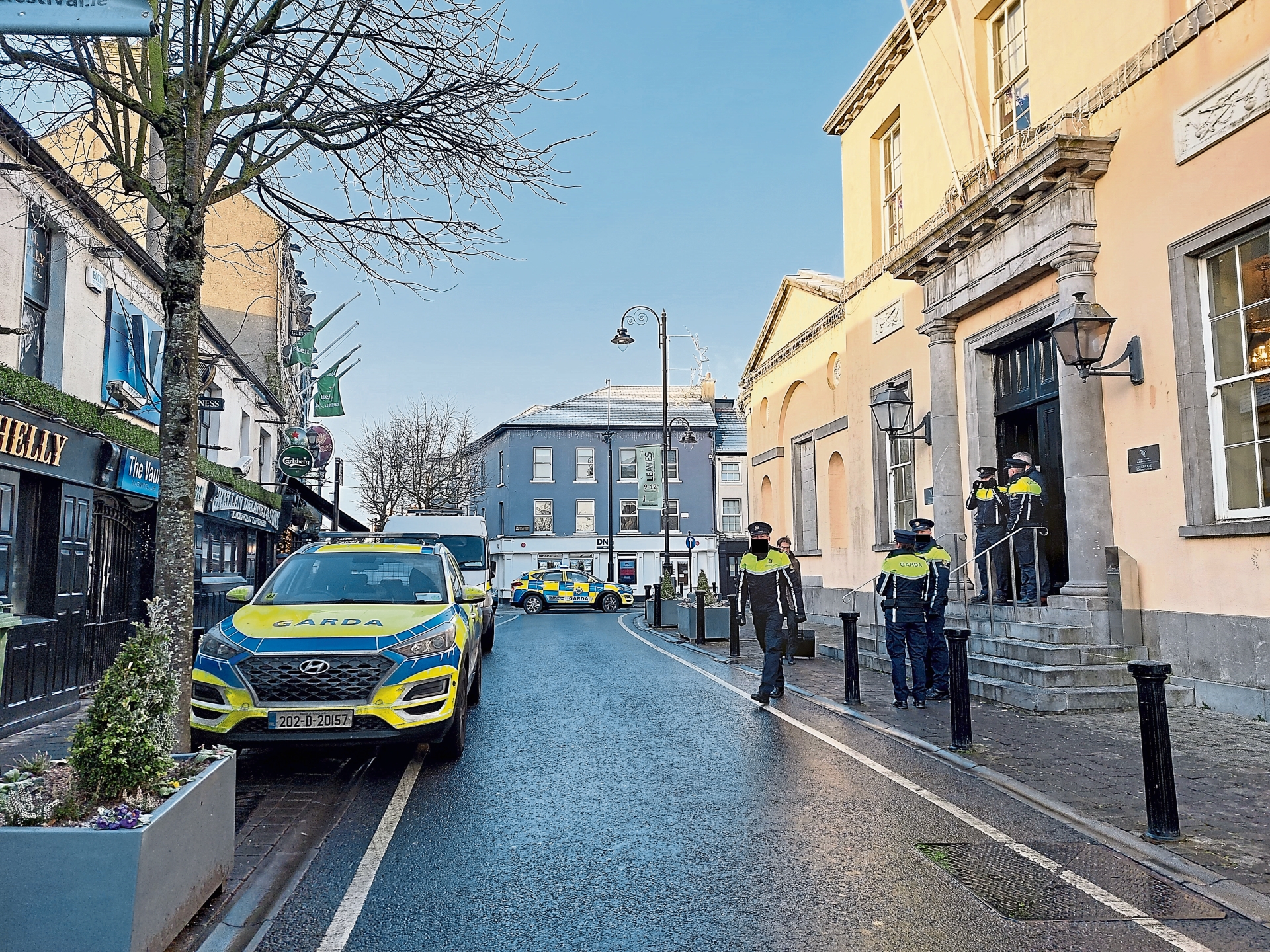 Man accused of damaging door of house in Laois