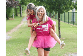 Juliette O’Connell and her daughter Ava, having fun at the launch   event  Picture: David Keane