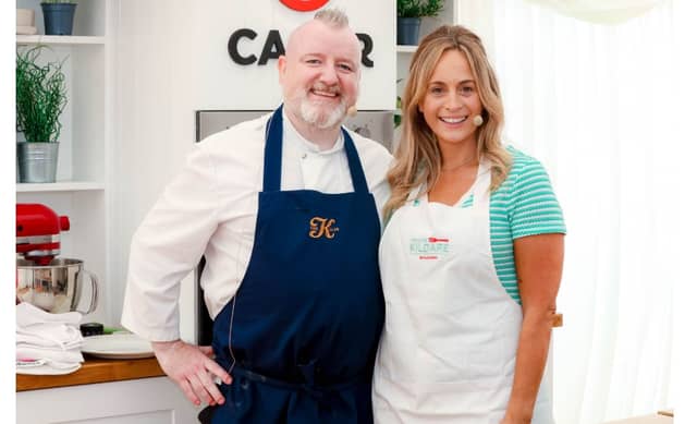 Gary O'Hanlon of the K Club and TV chef Aisling Larkin (Photo: Aishling Conway)