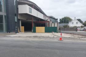 Work is underway creating the entrance off Corban's Lane, Naas