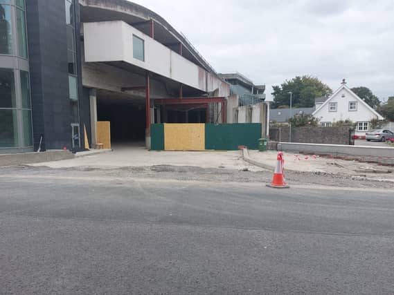 Work is underway creating the entrance off Corban's Lane, Naas