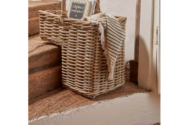 7. Rattan Stepped Basket, £65, Cox & Cox