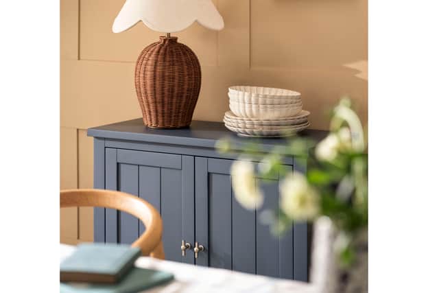 4. M&S Collection Wicker Scallop Shade Table Lamp, £69; rest of items from a selection, Marks & Spencer