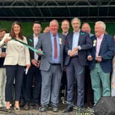 Tanaiste Simon Harris officially opens Tullamore Show today. Pic: Niall O'Mara