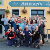 Cheers! The new owners of Ahern’s will announce the new name of their pub this Saturday on their first night of trading I PICTURE: Adrian Butler