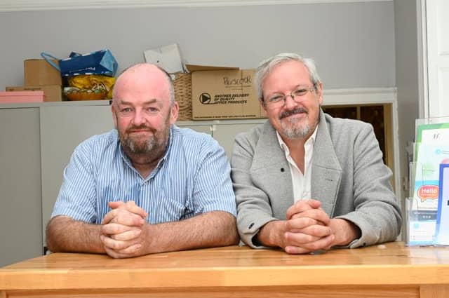 Noel Sherry, General Manager of the Good Shepherd Centre and Thomas McNamara, Social Care Worker - Picture: Vicky Comerford