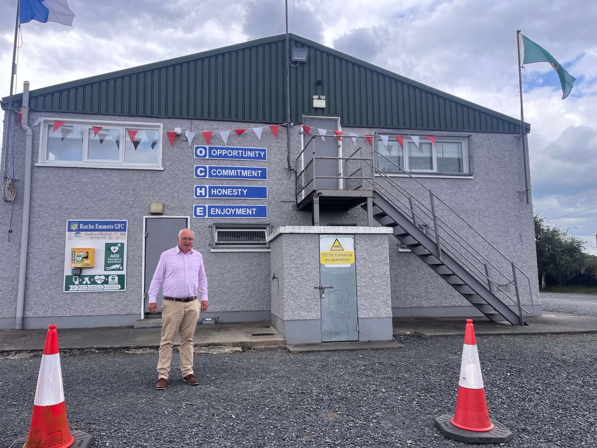 Cllr John Reilly at Roche Emmets
