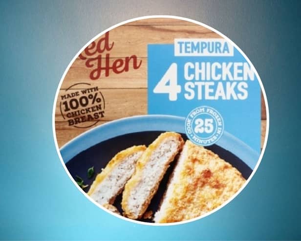 Lidl recalls specific batches of Red Hen four pack Tempura Chicken Steaks