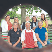 Have a butchers at this original photo by Brendan Gleeson: Louise Casey, Eimear Carroll, Valerie Greene, Mairead Ryan, Tracey McCarthy, Noel O'Dea, John O'Dea, Tom Jones at the launch