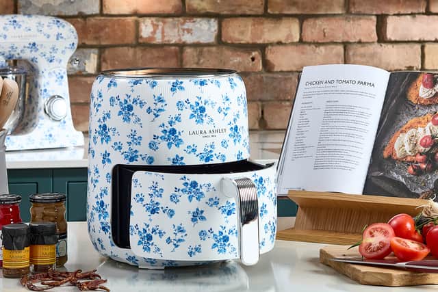 1. Laura Ashley Digital Air Fryer – China Rose, £99.99, MyVQ.com