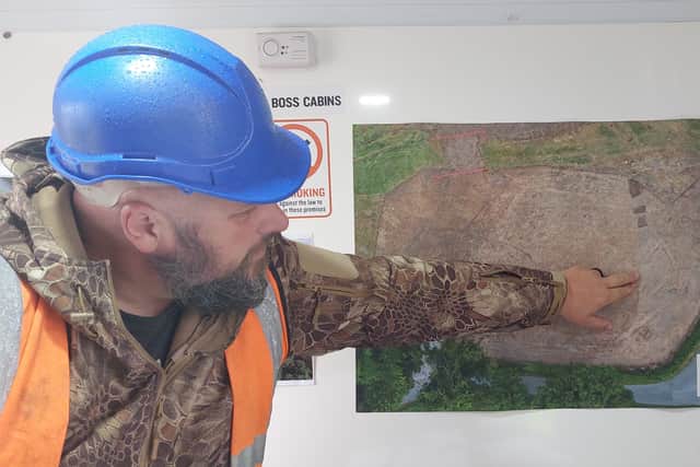 He showed their findings so far to the Leinster Express / Laois Live who paid a site visit.