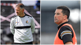 Outgoing Kilkenny managers Mark Dowling (U20) and Niall Bergin (Minor)
