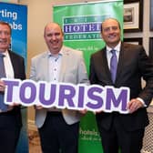 Deputy Tony McCormack pictured with hoteliers at the recent Dail briefing
