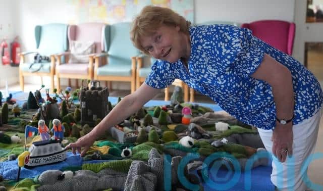 She added: “It gives people a purpose. We also knit blankets for local hospitals.