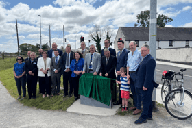 Minister Jerry Buttimer opened the new amenities in Ballycommon