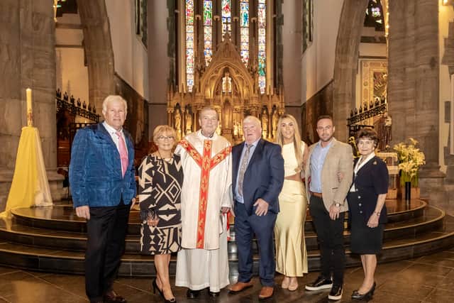 “I walked up and shook his hand and he was totally shocked to see me and gave me a big smile and said ‘what are you doing here?’. I replied, ‘What do you mean, I came home for you, I wouldn’t have missed this day for the world’,” smiled Aine.