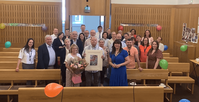 Seamus’ contribution to the Courts Service was acknowledged on Friday in Courtroom One
