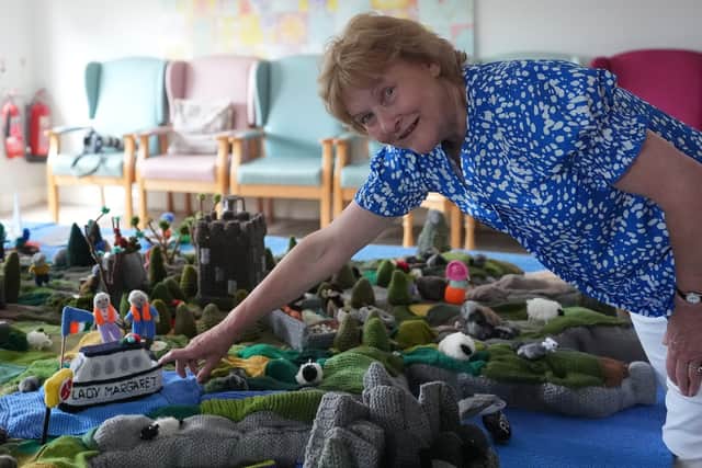 She added: “It gives people a purpose. We also knit blankets for local hospitals.