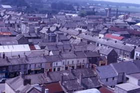 Harbour St photographed from the church tower in 1965