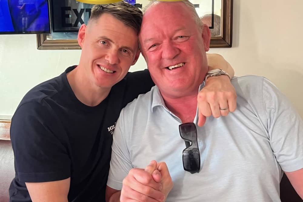 TJ Reid and Mick Galwey