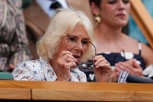 Also watching Novak Djokovic play Flavio Cobolli in the quarter-final were British actors Hugh Grant, Joe Alwyn and US actors Cooper Koch and Matt Bomer.
