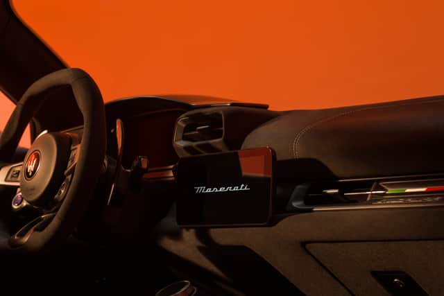 Crafted from carbon fibre to keep the car’s kerbweight as light as possible, the McPura tips the scales at 1,560kg.