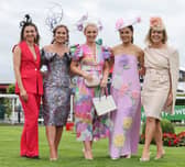 Judge Sarah McIntosh of Irish Country Living, Aurelija, partner of The K Club owner, Michael Fetherson, Winner Lisa Walsh, celebrity judge Kayleigh Trappe and stylist Marietta Doran