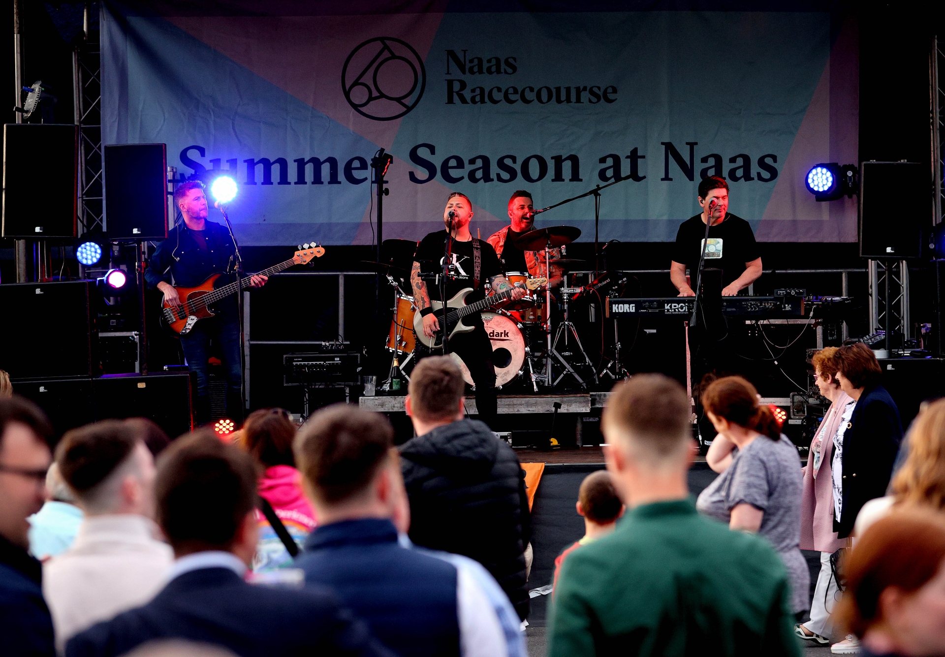 After Dark performing live at Naas Racecourse