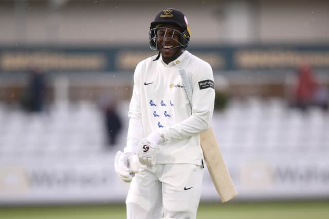 England bowler Archer – who last played in a red-ball match for Sussex more than four years ago following a litany of injuries – made a swift late cameo with the bat, chalking up 31 off 34 balls as the visitors reached 322 for nine on the back of a fine unbeaten 117 from James Coles.