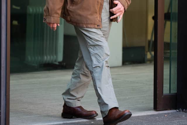 Burford appeared at Westminster Magistrates’ Court on Friday wearing a brown jacket, grey trousers and brown boots.