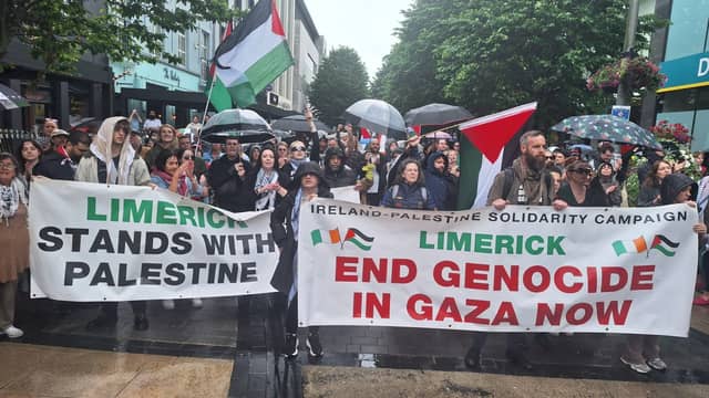 PICTURE: Limerick branch of the Ireland Palestine Solidarity Campaign (IPSC) on Facebook