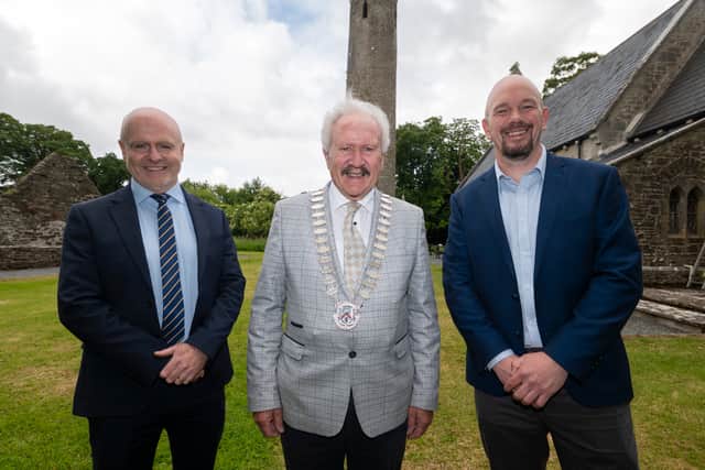 Launching the awards at Timahoe Round Tower, which overlooks the picturesque village of Timahoe, the Cathaoirleach of Laois County Council, Cllr. Padraig Fleming said “There are so many Community Groups and Volunteers across our County deserving of recognition, so it is a great pleasure to be here today in the beautiful village of Timahoe to launch the Community and Voluntary Awards 2025. CONTINUE READING BELOW PHOTO
